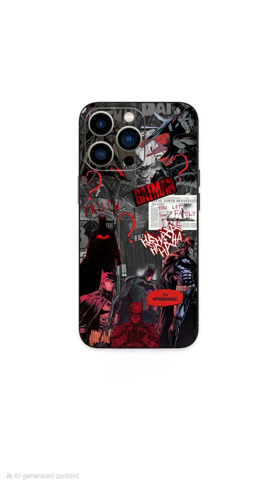 batman comic phone skin