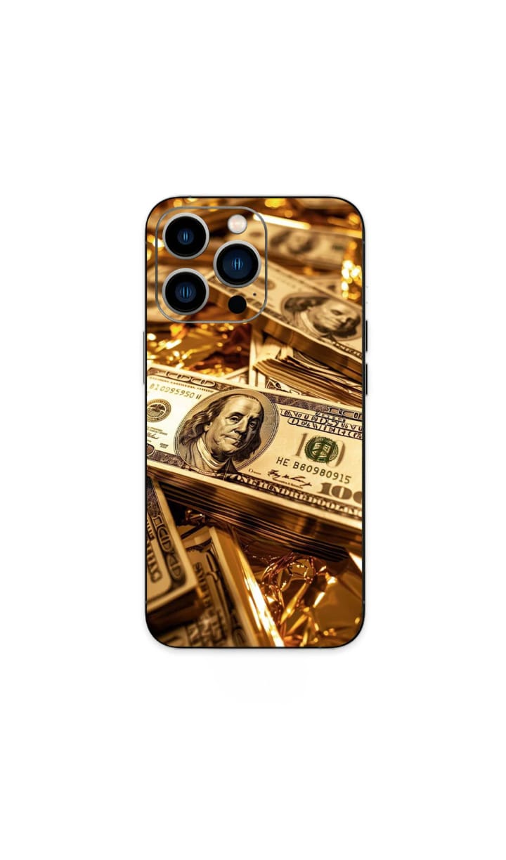 dollar phone skin