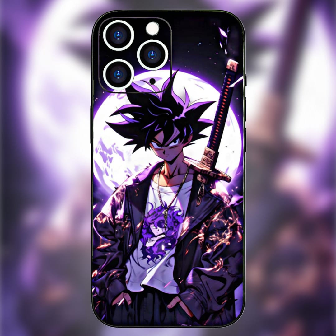 anime wearing guitar skin
