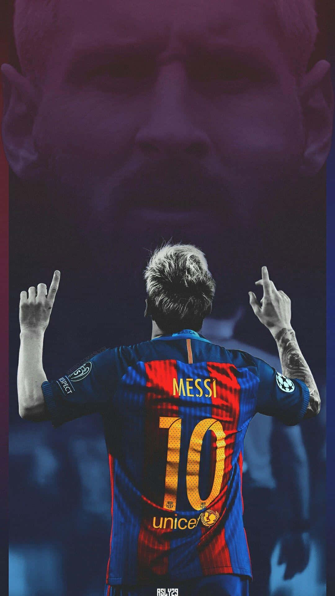 messi 10 mobile skin